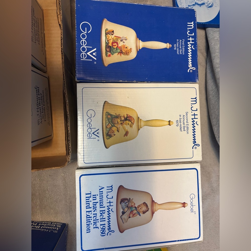 Goebel M.J. Hummel Decorative Bells with Illustrations